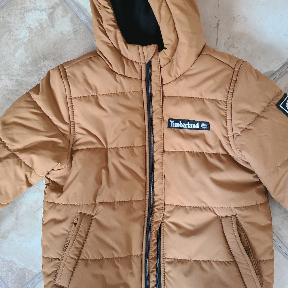 Timberland Kids Tan Puffer Jacket